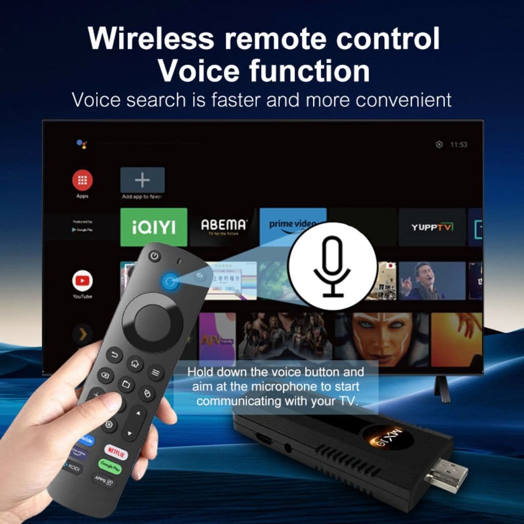 MX10 F8PRO Android 14 TV Stick - Image 3
